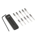 Leather Punch Tool Sharp Head Replaceable Pricking Iron Removable Round Hole Punch DIY Leather Craft Chisel 4 Size Available
