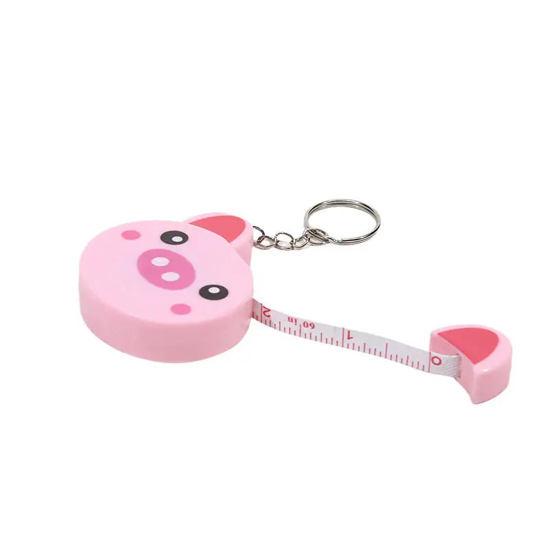 1.5M Soft Tape Measure Tailor's Tape With Snap Fasteners Body Measuring Double-sided Ruler For Needlework Sewing Tool NEW