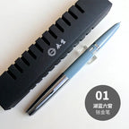 NEW Wingsung 601 Press Piston Fountain Pen Iridium EF/F Nib Steel Cap Vacumatic Resin Ink Pen School Stationery Office Supplies