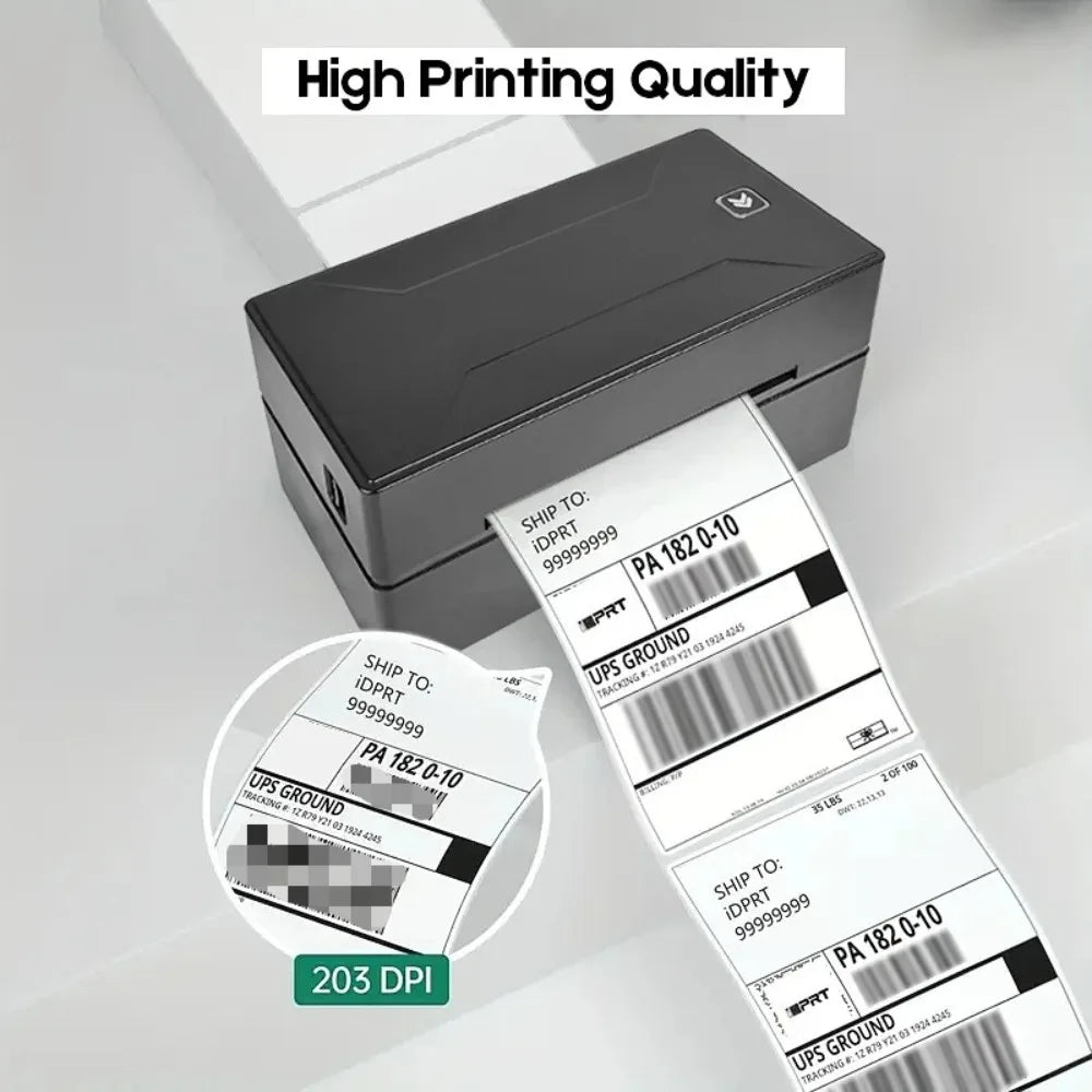 Marklife Thermal Label Printer Small Shipping Label Bluetooth-compatible Printer 4X6inch for iPhone Android Mac Window D200