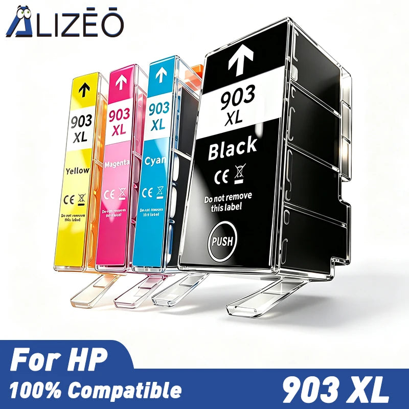 ALIZEO 903XL For HP 903XL 903 XL Ink Cartridge Compatible For HP903 Officejet Pro 6950 6960 6961 6963 6964 6965 6966 Printer