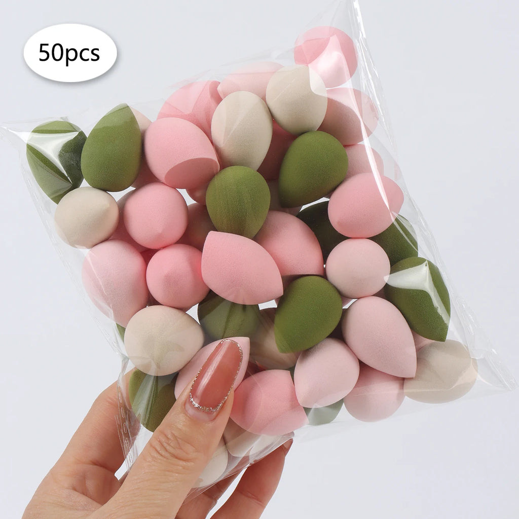 10/20/30/50/100Pcs Mini Makeup Sponge, Expands When Exposed to Water, Suitable for All Skin Types