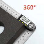 200mm 300mm Stainless Steel Digital Protractor Angle Ruler Electron Goniometer Angle Finder Meter Angle Gauge Measuring Tools