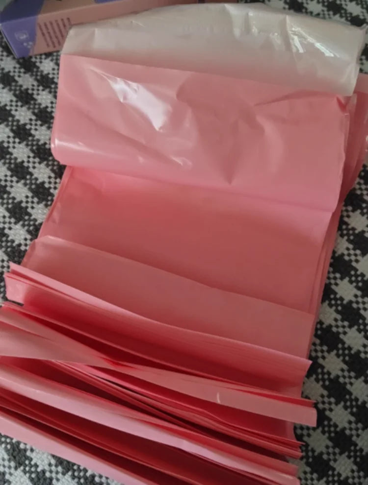 100PCS Lovely Baby Pink Poly Mailer Adhesive Envelope Shipping Bags DIY Bra Skirt Shoe Box Toys Present Gift Packaging Pouches