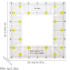Yokoyama Acrylic Sewing Ruler For Patchwork Measuring Drawing Dressmaker Yardstick DIY Craft Quilting Cutting Accessories Tool
