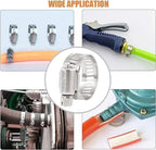 10-50pcs Hose Clips Pipe Clamps Stainless Steel Hoop Clamp Hose 304 Stainless Steel Automotive Pipes Clip Fixed Tools Wholesale