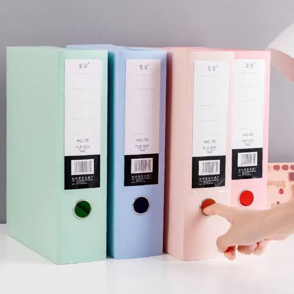 A4 File Folder Test Paper Bag Data Storage Bag Student Folder School Office Supplies Stationery Document File Box Desk Organizer