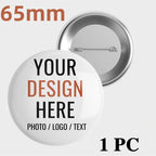Custom Personalized Tinplate Pins With Text And Picture Printing As Metal Lapel Badge For Custom Brooches For Friends Wholesale