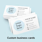 Custom Business Cards with Pictures Personalized Business Cards 50-500Pcs Thank You Cards for Wedding Invitations Postcards