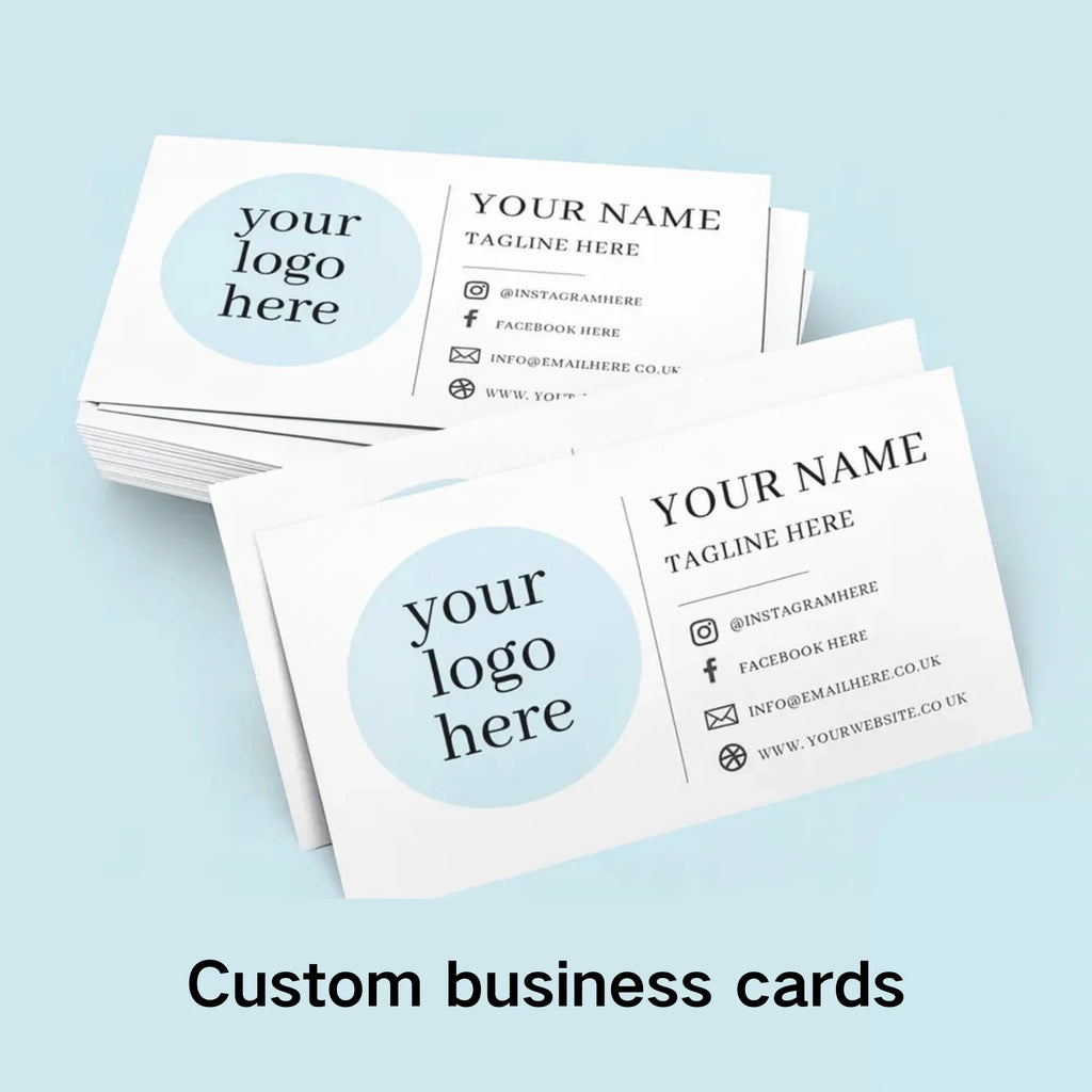 Custom Business Cards with Pictures Personalized Business Cards 50-500Pcs Thank You Cards for Wedding Invitations Postcards