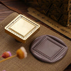 Fire Paint Seal Wax Stamp Heads Photo Frame Series Sealing Wax Stamp Head For DIY Scrapbooking Envelope Wedding Party Invitation