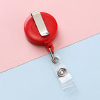 Retractable Steel Cord Pull Reel Keychains Spring Buckle Clasp Wire Rope Key Ring Recoil ID Card Holder Key Chain Multiple Tools