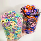 50/100/300pcs Kids Elastic Hair Bands Girls Sweets Scrunchie Rubber Band for Children Hair Ties Headband Baby Hair Accessories