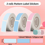 Phomemo Q30 Label Printer Mini Printer Pocket Thermal Label Maker Wireless Sticker Pocket Portable Printer Various Label Paper