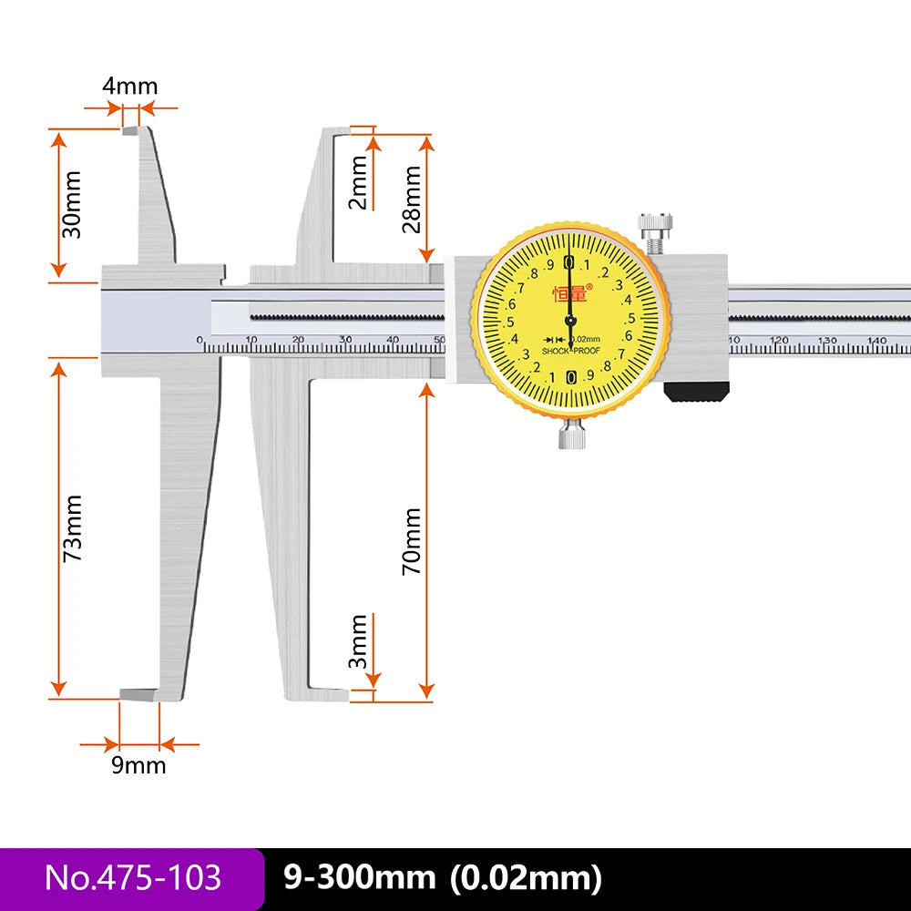 Double Inner Groove Vernier Digital Caliper 0.01mm Inner Groove Electronic Vernier Caliper Inner Hole Diameter Measurement Tool