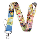 Cute Anime Lanyards For Key Neck Strap Lanyards ID Badge Holder Keychain Key Holder Hang Rope Keyrings Accessories Gifts