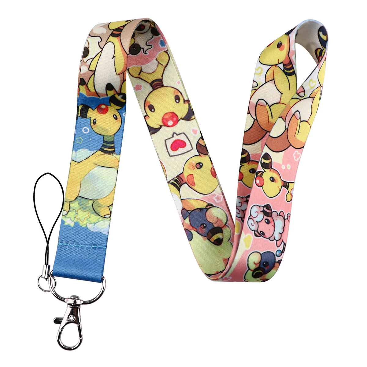 Cute Anime Lanyards For Key Neck Strap Lanyards ID Badge Holder Keychain Key Holder Hang Rope Keyrings Accessories Gifts