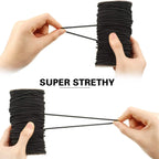 3/4/5/6/8MM Black Strong Elastic Cord Rubber Band Sewing Clothing Craft Supplies Elastic Band Elastics Rope Bands Accessories