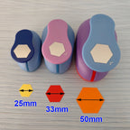 Hexagon Punch Paper Cutter Crafts Scrapbook Embossing Device Hole Punches Cortador De Papel