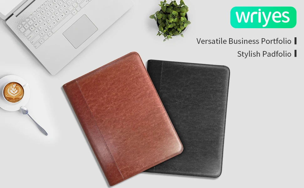 Multifunctional Conference Folder A4 Business Stationery Folder PU Leather Contract File Folders Filing Office School Supplies