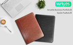 Multifunctional Conference Folder A4 Business Stationery Folder PU Leather Contract File Folders Filing Office School Supplies