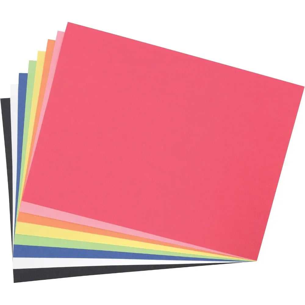 Craft Construction Paper Formerly Art Street, 96 Pages, 9 by 12 Inches, 8 Mixed Colors