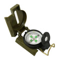 Aluminum alloy Portable Army Green Folding Lens Compass Metal Military Marching Lensatic Camping Compass Guide High Precision