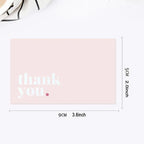 50pcs Thank You Card Small Business for  Wedding Party Baby Shower Card,Thank You Notes Thanksgiving ,Graduation Party 2025