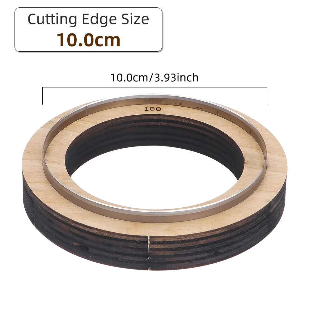 QJH Big Size Hollow Round Hole Punch, High Carbon Steel Round Leather Cutting Dies for DIY Leather Crafts (5 6 7 8 9 10 11 12cm)