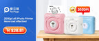 9 Colors Peripage A6 304DPI Mini Photo Printer Notes Sticker Label Printing Machine Bluetooth Portable Wireless Printer Marker