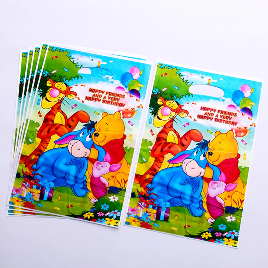 Winnie The Pooh Birthday Party Decoration Plates Napkins Table Cover Balloons Banner Baby Shower Serves 10 Guests Baby Shower