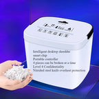 Small Electric Office Automatic Confidential Shredder for Household and Confidential Documents Shredder
