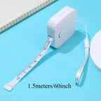 1/3/5PCS Portable Double-sided Tape Measure Retractable Mini Tape Measure for Weight Loss Medical Body Measurement Tailor Tool