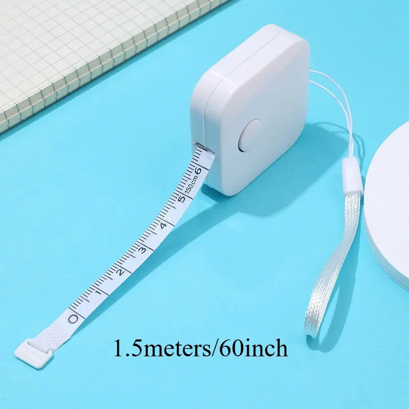 1/3/5PCS Portable Double-sided Tape Measure Retractable Mini Tape Measure for Weight Loss Medical Body Measurement Tailor Tool