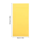 60Pcs Paper Envelopes Business Security Self Seal Simple Style Convenient Letter Sized Multi Function Writing Invitation Card