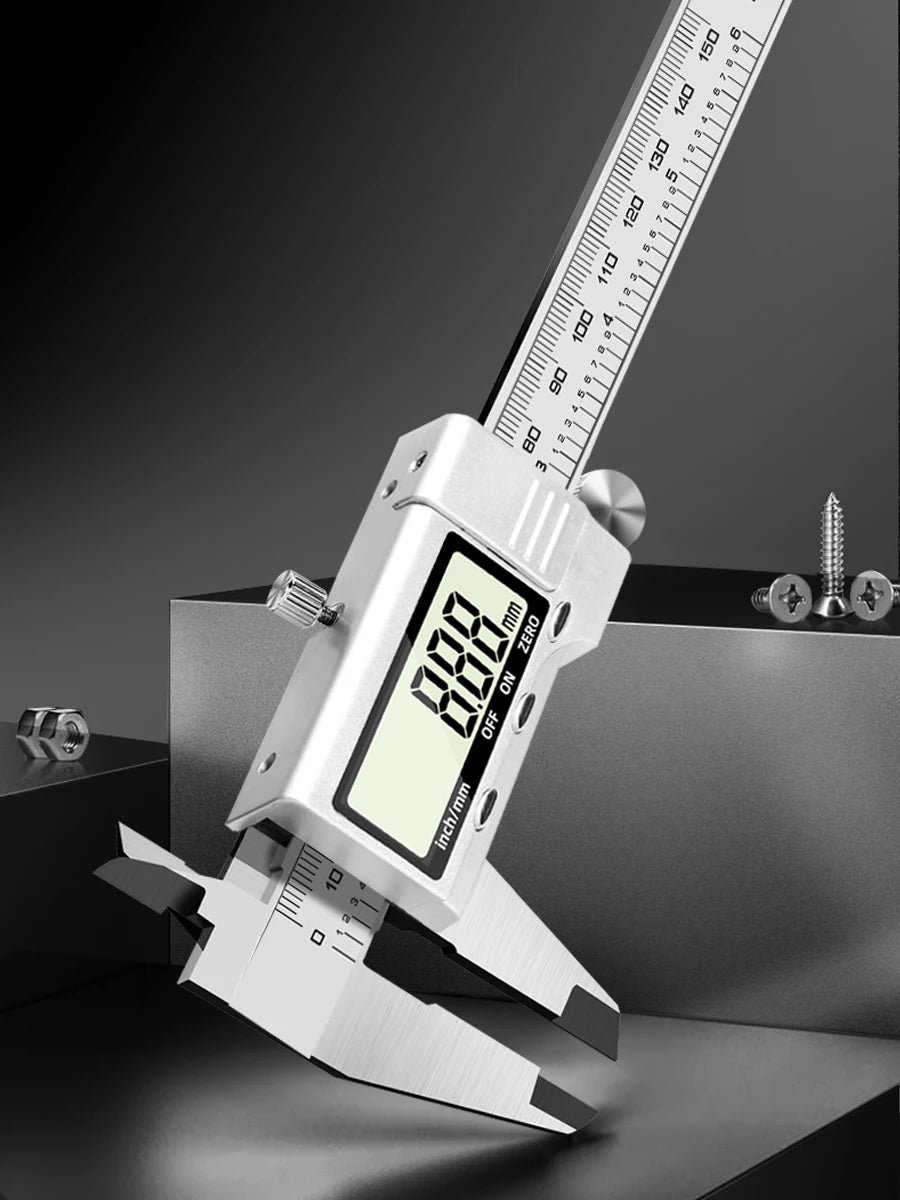 Electronic Vernier Caliper 0-150/200/300mm Digital Vernier Calipers Micrometer Steel Vernier Caliper Messschieber Paquimetro