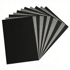 50Pcs A4 Black Graphite Copy Paper Carbon Paper Pattern Letters Erasable Tracing Paper Copy Paper Reusable Image For Office Use