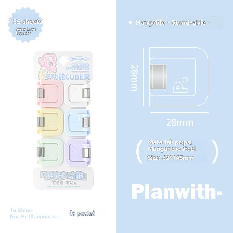 Student Specific Clip For The Beginning of The School Year Multifunctional Mini Folder Note Folder Cute Paper Material Storage
