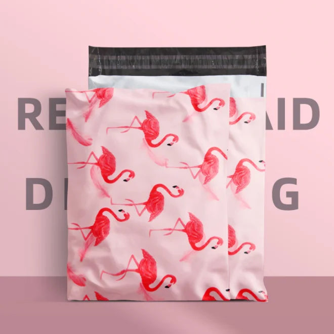 100PCS Poly Mailer Adhesive Envelope Shipping Bag DIY Garment T-shirt Dress Jacket Bra Christmas Toys Gift Packaging Pouches