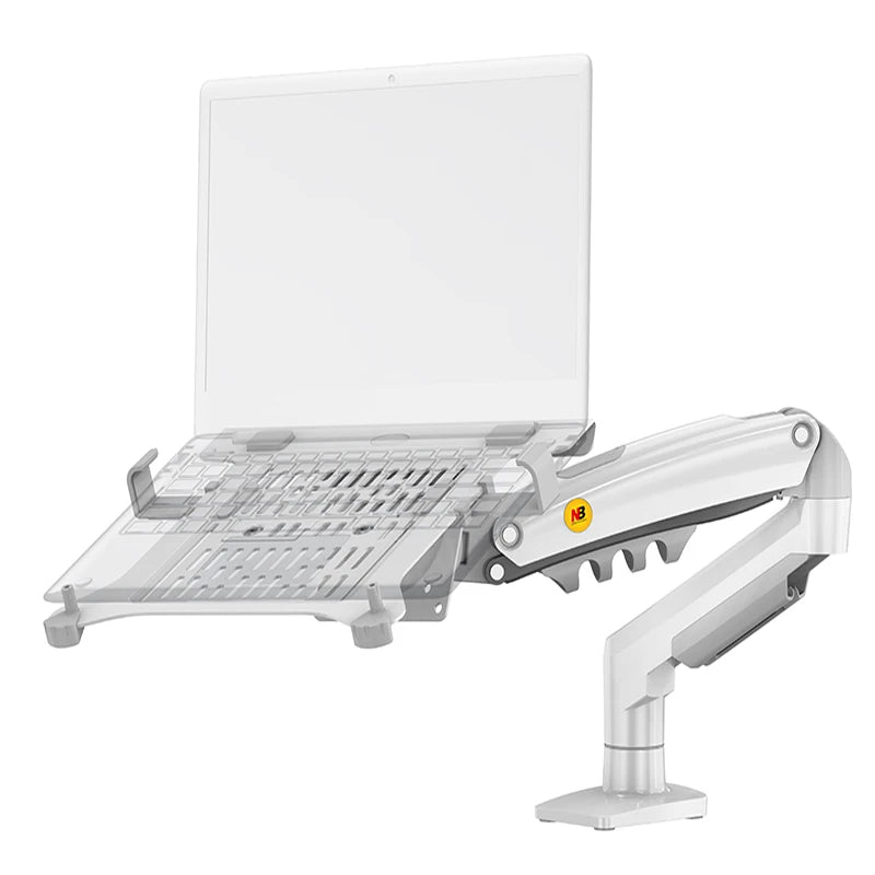 2 in 1 NB NEW F80 + FP-2 for 17-30' Monitor + 10'-17' Laptop Desktop Holder Notebook Computer Mount Stand Laptop Clamp