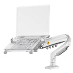 2 in 1 NB NEW F80 + FP-2 for 17-30' Monitor + 10'-17' Laptop Desktop Holder Notebook Computer Mount Stand Laptop Clamp