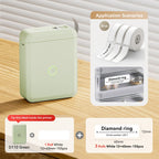 Niimbot D110 Mini Handheld Thermal Label Maker Wireless Sticker Machine Inkless Pocket with Label Sticker for Home Office