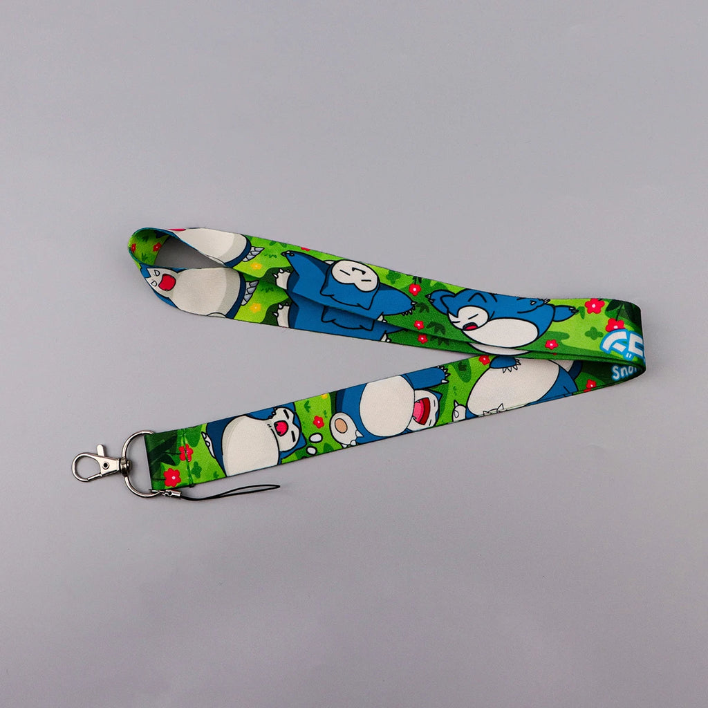 Japanese Anime Monsters Neck Strap Lanyard for Keys Keychain Badge Holder ID Credit Card Pass Mobile Phone Charm Accessories