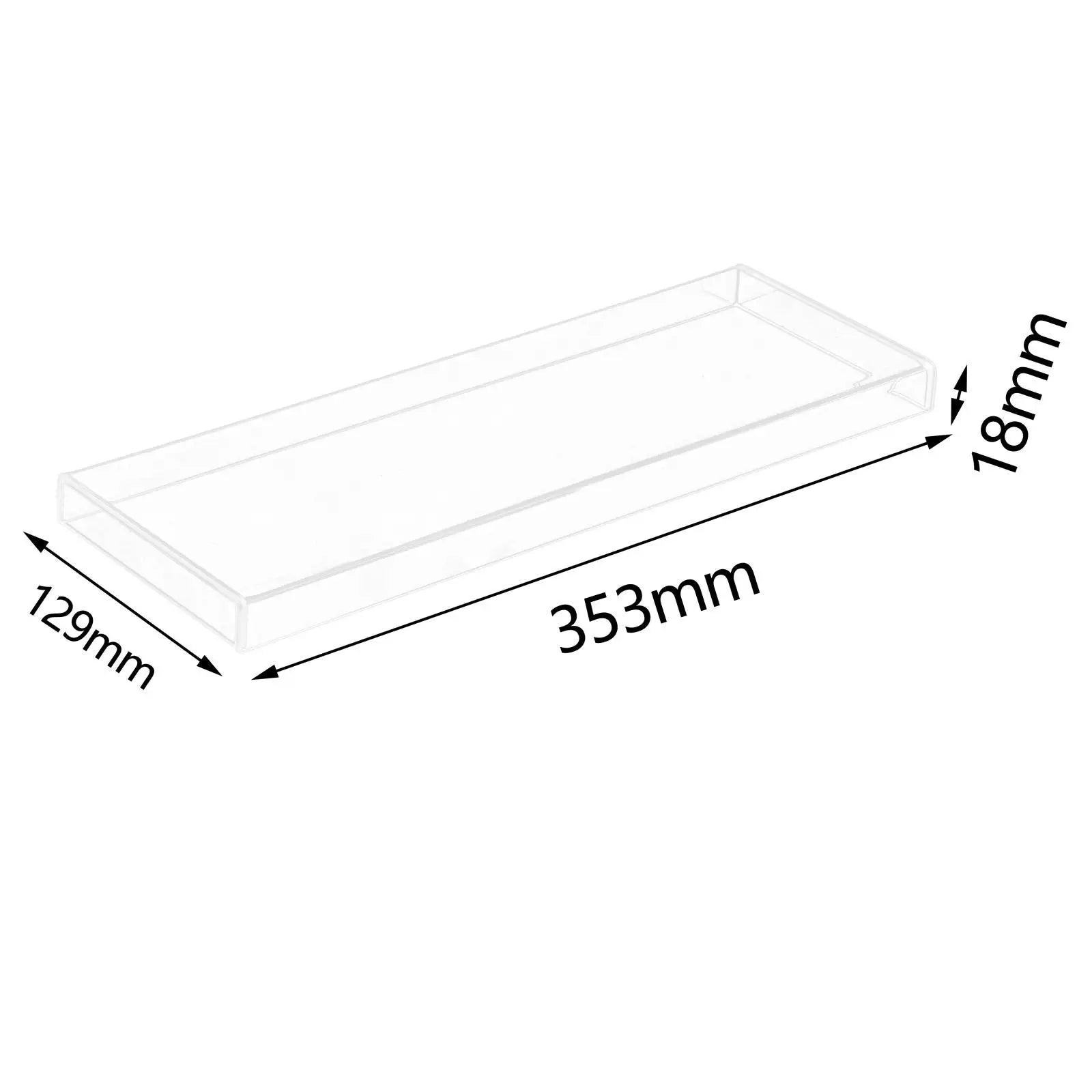 Acrylic Mechanical Keyboard Dust Cover Professional Easy to Use Computer Keyboard Accessories Transparent Protector for Office