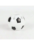 1 Piece of Creative Football-Shaped Pen Holder, Multifunctional Student Office Plastic Pen Holder, Football Pen Holder, Student Pen Holder, Plastic Storage Pen Holder, Room Decoration, Storage, Office Decoration, Back-To-Scho