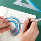 4-Piece Aluminum Ruler Set - Multi-Size Measuring Tools for School, Office & DIY Projects