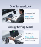 Baseus 12-in-1 USB C HUB to HDMI 4K@60Hz Dual Display USB 3.2 Adapter with RJ45 SD TF PD 100W Docking Station for Window Mac Hub