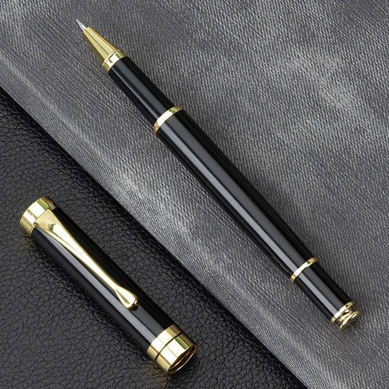 Customize Gold Color Text Gel Pens Engraving Metal Pretty School Student Supplies Office Accessories Writing Stationery 2025