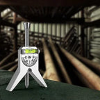 Pipe Center Finder Measure Adjustable Dial Bubble Protractor Measure Pipe Diameter Over 1/2" and Upand up With 4" Y Type Base