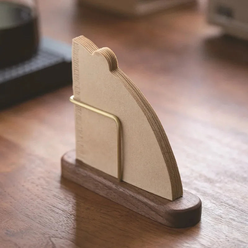 Coffee Filter Paper Holder for Baristas and Home Use Stylish Design Keeps Filters Organized and Accessible